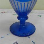 Modrý lázeňský Pohár Teplitz Teplice Modrý lázeňský Pohár Teplitz Teplice