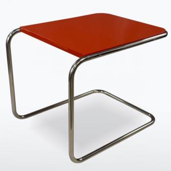 Chromový trubkový stolek gaučový Chromový trubkový stolek gaučový