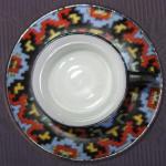 Šálek s podšálkem ve stylu Art deco, zn. Karlsbad  Šálek s podšálkem ve stylu Art deco, zn. Karlsbad