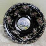 Malovaná tmavě fialová mísa Malovaná tmavě fialová mísa