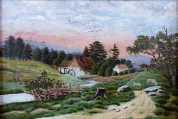 Cesta k mlýnu - Střední Evropa 1860 - 1880 Cesta k mlýnu - Střední Evropa 1860 - 1880