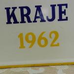 Stará reklamní smaltovaná cedule Vzorná Obec 1962 Stará reklamní smaltovaná cedule Vzorná Obec 1962