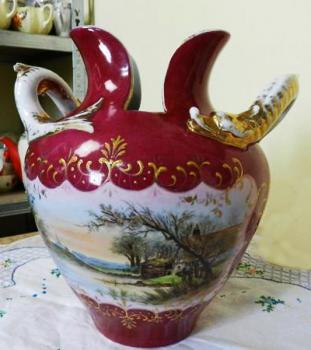 Malovaná porcelánová váza Malovaná porcelánová váza