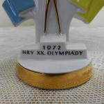 Porcelánová plastika, XX OH Mnichov 1972 - Slavkov Porcelánová plastika, XX OH Mnichov 1972 - Slavkov