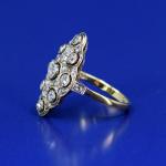 Au 585/1000/3,50 g, brilliant cut diamonds cca 0,65 ct Au 585/1000/3,50 g, brilliant cut diamonds cca 0,65 ct