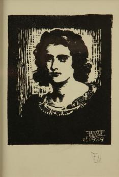 Naske, František Xaver: Portrét dívky Naske, František Xaver: Portrét dívky