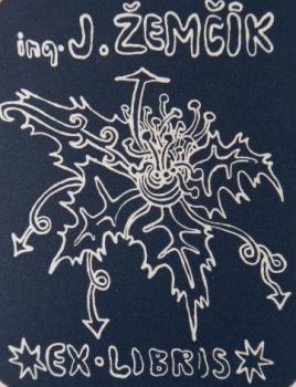 Václav Houf - Ex libris Ing. J. Žemčík Václav Houf - Ex libris Ing. J. Žemčík