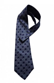 Kravata Hermés - modrá se vzorem Kravata Hermés - modrá se vzorem