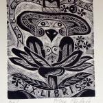 Olga Čechová - Čtyři ex libris, PF 1974 Olga Čechová - Čtyři ex libris, PF 1974