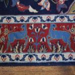 Perský kobereček z Isfahanu. Hedvábná osnova. 109 Perský kobereček z Isfahanu. Hedvábná osnova. 109