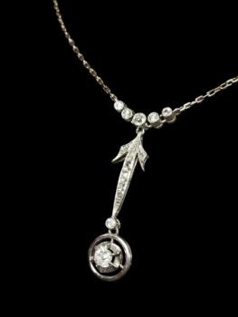 Art Deco kolier s brilianty Art Deco kolier s brilianty