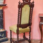 Párové neorenesanční židle s erby Párové neorenesanční židle s erby