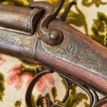 Bernard perkusní brokovnice, originál 19. století Bernard perkusní brokovnice, originál 19. století