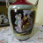 Zlacená malovaná váza - Čechy Zlacená malovaná váza - Čechy