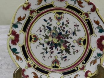 Párové secesní malované talíře Párové secesní malované talíře