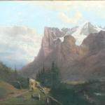 Obraz Alpsk krajina 