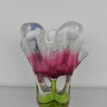 Váza hutní sklo 4b