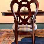 Čtveřice dubových židlí Ludvík Filip