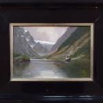 A. Dressler - Parník na horském jezeru