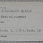 Riedlbauch Rudolf : Muzikanti, dat. 1980