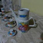 Kávový servis pro 6 osob malovaný Chodsko