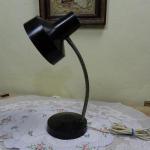 Černá bakelitová stolní Lampa E40