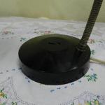 Černá bakelitová stolní Lampa E40