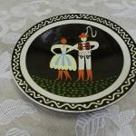 Dekorativní talíř s tanečním párem