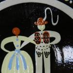 Dekorativní talíř s tanečním párem