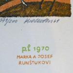 Karel Oberthor - PF 1970 M. a J. Runtukovi
