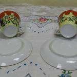 Èínské porcelánové šálky s podšálky