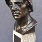Busta hutníka , zn. Adolf Josef Pohl