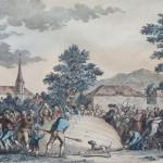 Poplach při pádu balónu 27. 8. 1783 v Gonesse 