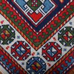 Ruènì vázaný zakavkazský koberec 123 X 73 cm