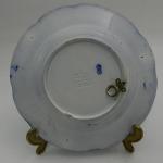 Dekorační modrý talíř  - A. Nowotny, Altrohlau 