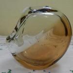 Váza z hutního skla - návrh Karel Wunsch 