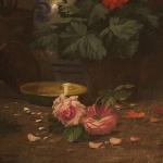Zti s kvtinami, olej na pltn, 1850, Holandsko