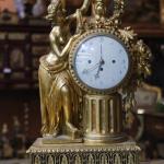 Stoln hodiny, zlacen devo, Wien 1820
