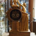 Stoln hodiny, zlacen devo, Wien 1820