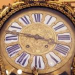Konzolové hodiny Boulle, Francie 1870