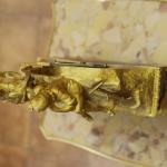 zlacen bronz, plov stroj, Francie 1850