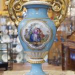 Porcelánová váza s vedutou, Hutschenreuther 1900