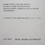 Ladislav Rusek - PF 1977 Beethoven, Exlibris