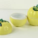 Porcelánové dózičky - citróny 