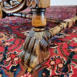 Neorenesanèní dubové køeslo s tapiserií