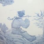 Èínský ruènì malovaný kvìtináè - aquarium