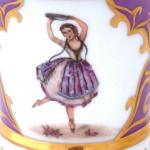 Šálek s miniaturou baletky Fanny Cerrito - Slavkov