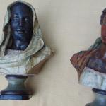Párové busty Arabové - terakota