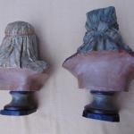 Párové busty Arabové - terakota