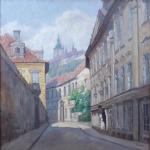 Josef Svoboda - Valdtejnsk ulice v Praze